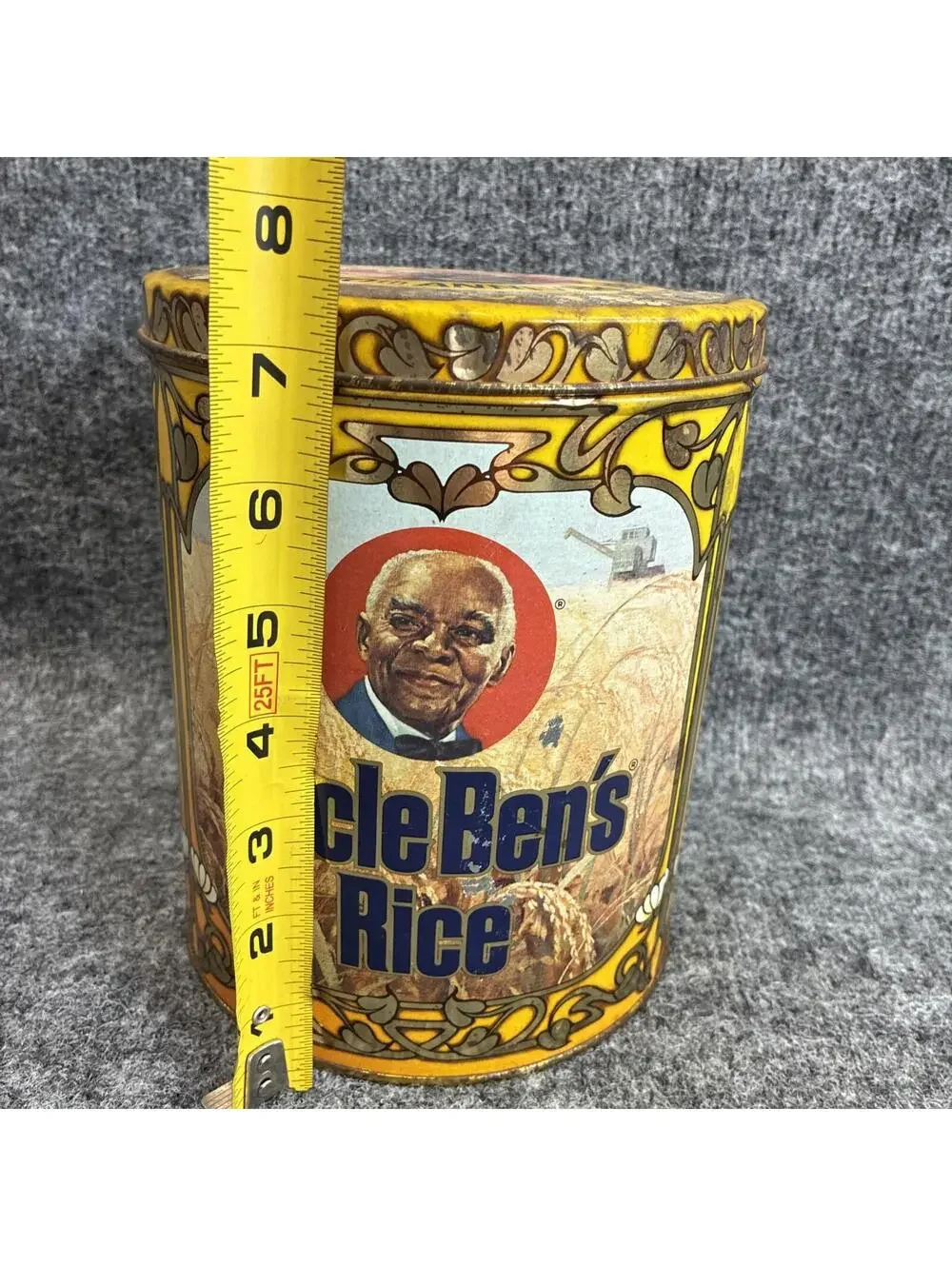 Vintage 1983 Uncle Ben’s Rice 40th Anniversary Limited Edition Tin Canister